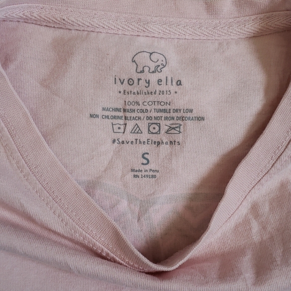 Ivory Ella Long Sleeve Tee - Picture 5 of 5